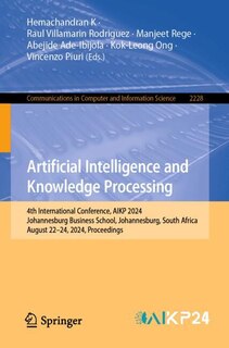 Front cover_Artificial Intelligence and Knowledge Processing