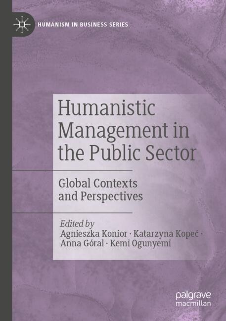 Couverture_Humanistic Management in the Public Sector