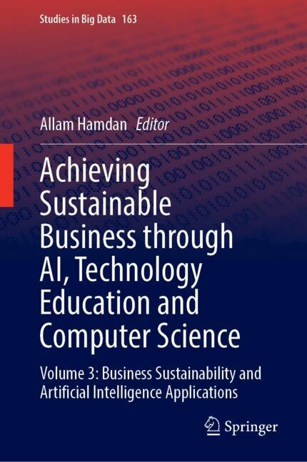 Couverture_Achieving Sustainable Business through AI, Technology Education and Computer Science