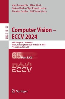 Couverture_Computer Vision - Eccv 2024