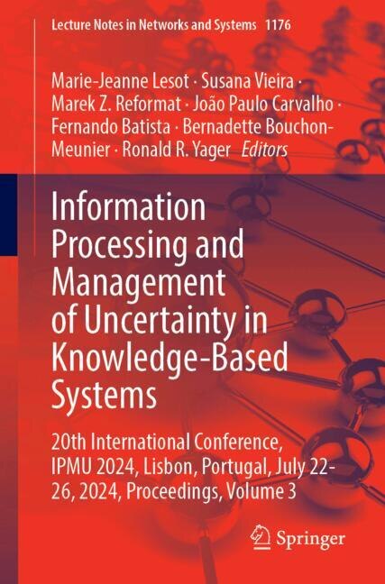 Front cover_Information Processing and Management of Uncertainty in Knowledge-Based Systems