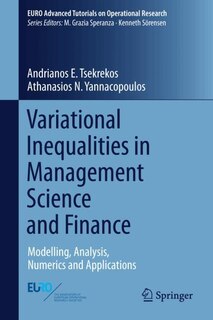 Front cover_Variational Inequalities in Management Science and Finance