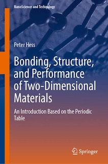 Couverture_Bonding, Structure, and Performance of Two-Dimensional Materials