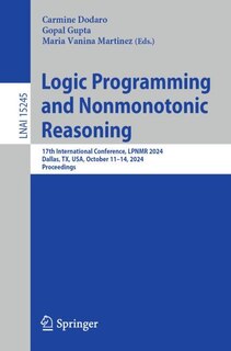 Couverture_Logic Programming and Nonmonotonic Reasoning