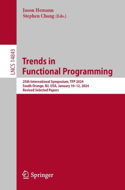 Couverture_Trends in Functional Programming
