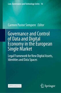 Front cover_Governance and Control of Data and Digital Economy in the European Single Market