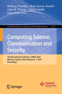 Couverture_Computing Science, Communication and Security