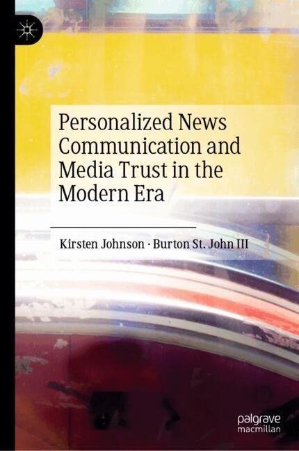 Front cover_Personalized News Communication and Media Trust in the Modern Era