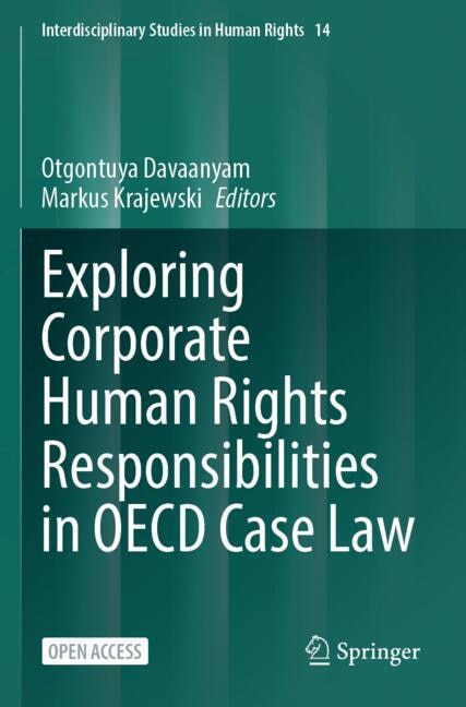 Front cover_Exploring Corporate Human Rights Responsibilities in OECD Case Law