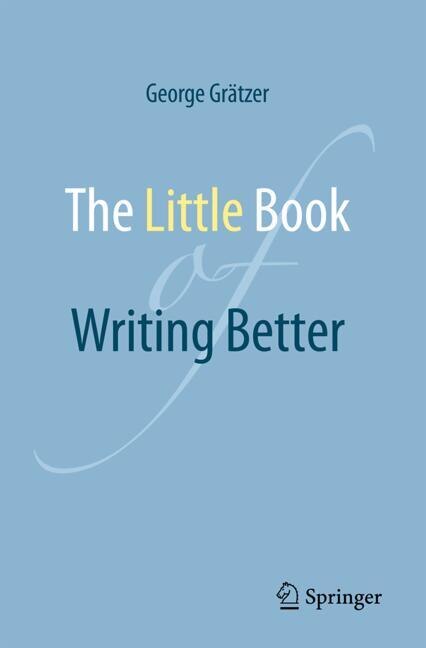 Couverture_The Little Book of Writing Better