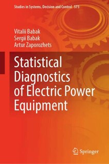 Front cover_Statistical Diagnostics of Electric Power Equipment