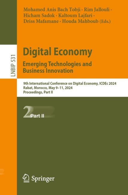 Couverture_Digital Economy. Emerging Technologies and Business Innovation