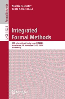 Front cover_Integrated Formal Methods