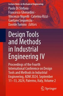Couverture_Design Tools and Methods in Industrial Engineering IV