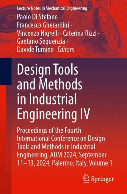 Front cover_Design Tools and Methods in Industrial Engineering IV