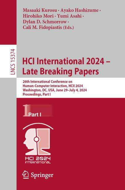 Front cover_HCI International 2024 - Late Breaking Papers