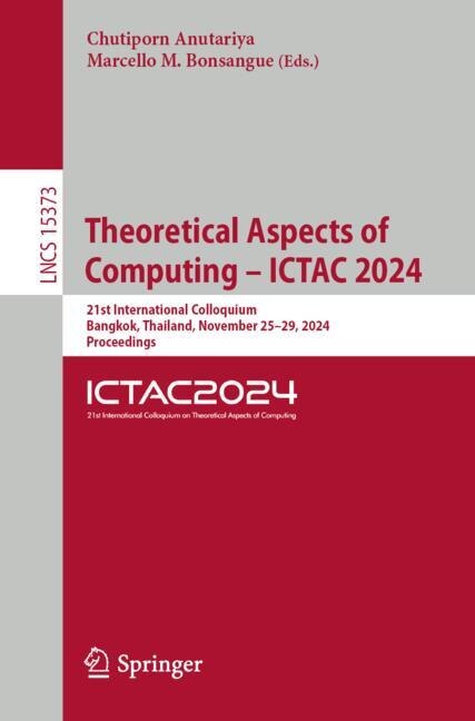 Couverture_Theoretical Aspects of Computing - ICTAC 2024