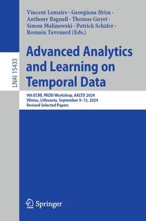Front cover_Advanced Analytics and Learning on Temporal Data