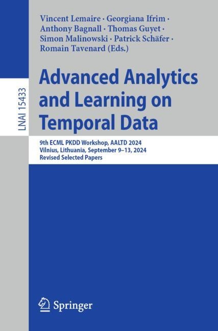 Front cover_Advanced Analytics and Learning on Temporal Data