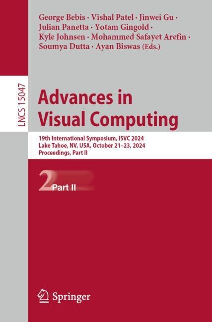 Front cover_Advances in Visual Computing