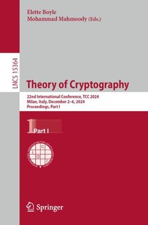 Front cover_Theory of Cryptography
