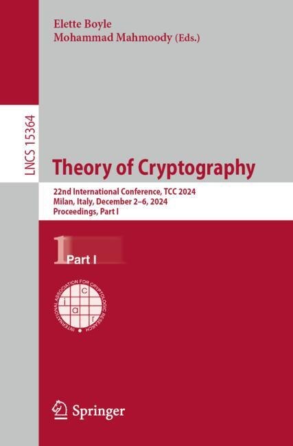 Front cover_Theory of Cryptography