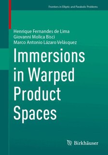 Couverture_Immersions in Warped Product Spaces