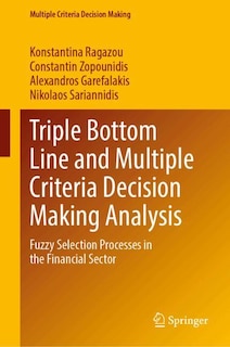 Couverture_Triple Bottom Line and Multiple Criteria Decision Making Analysis