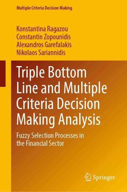 Couverture_Triple Bottom Line and Multiple Criteria Decision Making Analysis