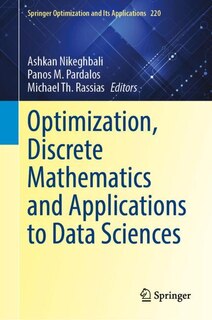 Couverture_Optimization, Discrete Mathematics and Applications to Data Sciences