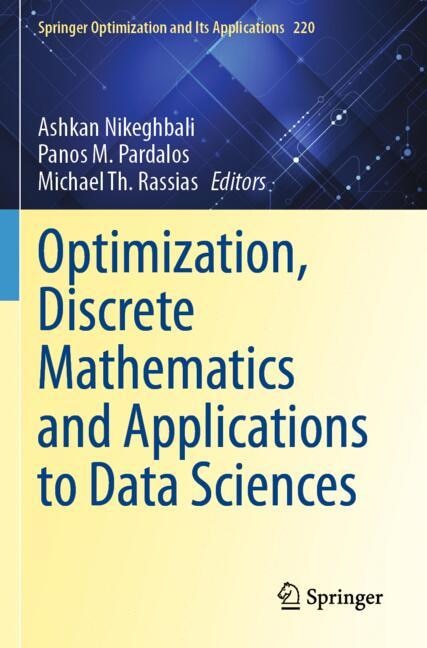 Couverture_Optimization, Discrete Mathematics and Applications to Data Sciences