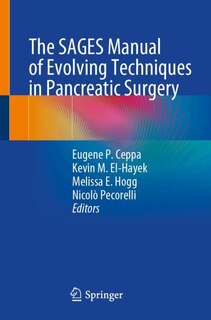 Couverture_SAGES Manual of Evolving Techniques in Pancreatic Surgery