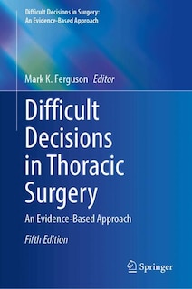 Front cover_Difficult Decisions in Thoracic Surgery