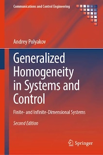 Front cover_Generalized Homogeneity in Systems and Control