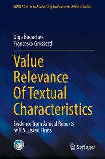 Front cover_Value Relevance Of Textual Characteristics