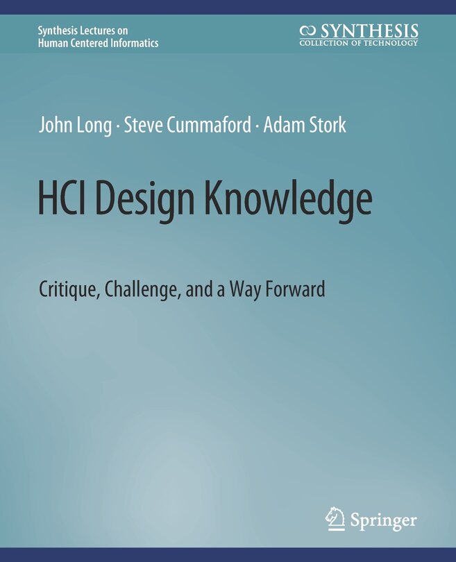 Front cover_HCI Design Knowledge