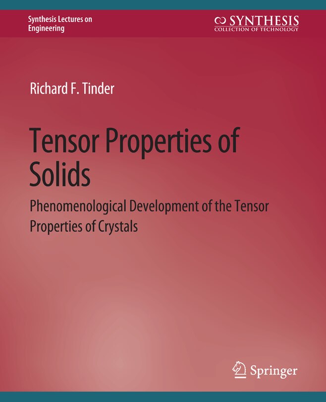 Couverture_Tensor Properties of Solids, Part One