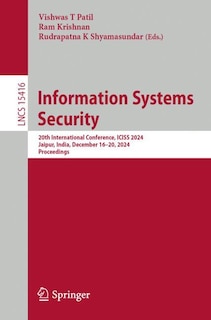 Front cover_Information Systems Security