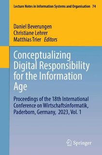 Front cover_Conceptualizing Digital Responsibility for the Information Age