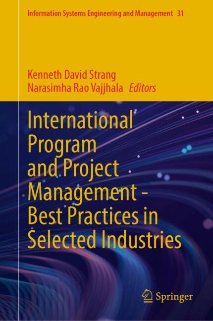 Front cover_International Program and Project Management - Best Practices in Selected Industries