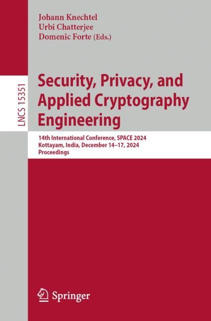 Couverture_Security, Privacy, and Applied Cryptography Engineering