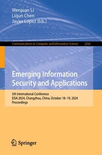 Front cover_Emerging Information Security and Applications