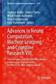 Front cover_Advances in Neural Computation, Machine Learning, and Cognitive Research VIII