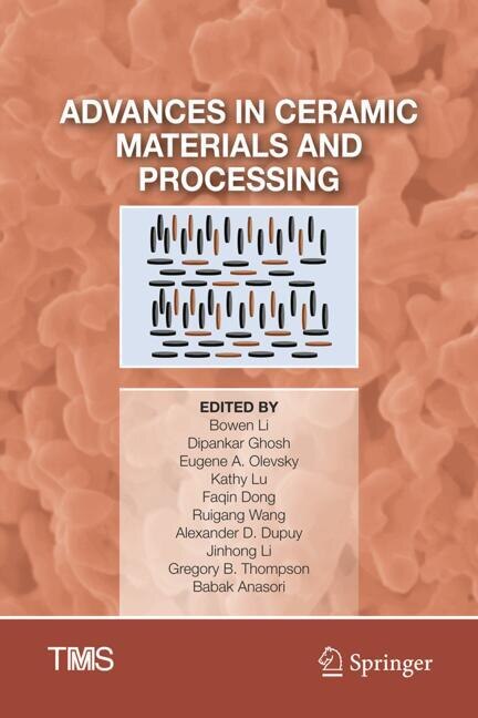 Couverture_Advances in Ceramic Materials and Processing