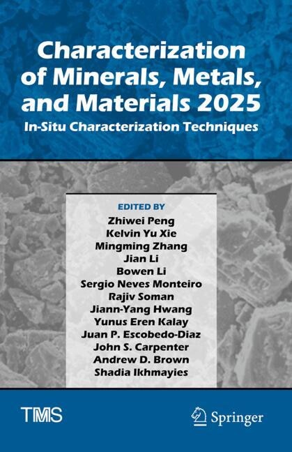 Couverture_Characterization of Minerals, Metals, and Materials 2025
