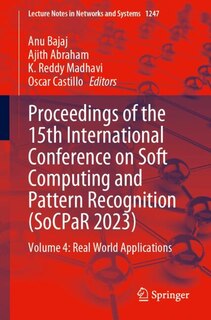 Couverture_Proceedings of the 15th International Conference on Soft Computing and Pattern Recognition (SoCPaR 2023)