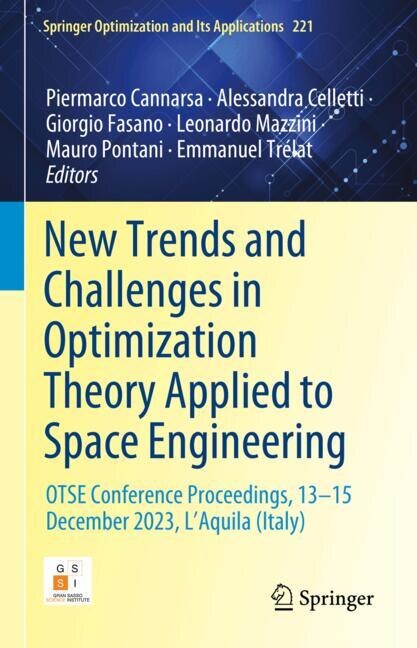 Couverture_New Trends and Challenges in Optimization Theory Applied to Space Engineering