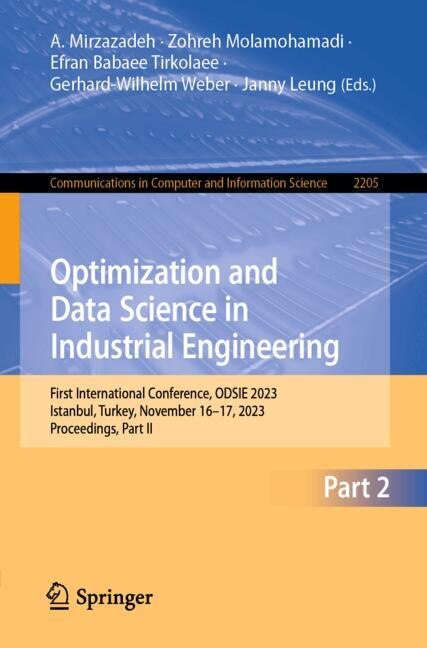Front cover_Optimization and Data Science in Industrial Engineering
