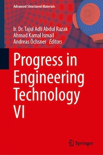 Couverture_Progress in Engineering Technology VI