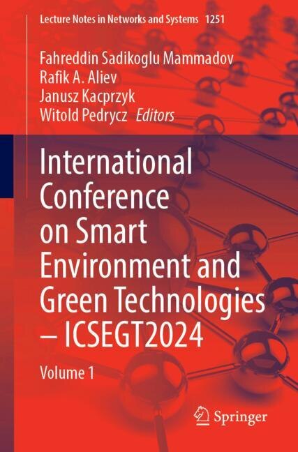 Couverture_International Conference on Smart Environment and Green Technologies - ICSEGT2024